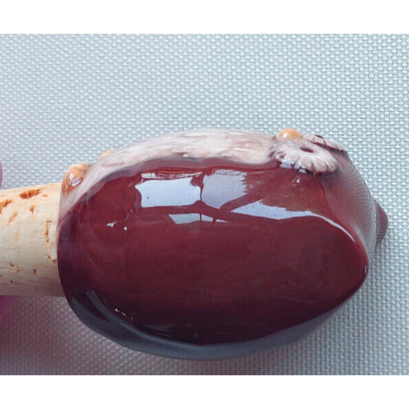 Ceramic Owl Cork Wine Bottle Stopper-Ceramic - Picture 3 of 6